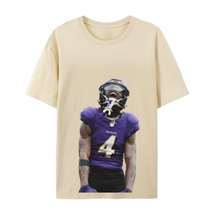 RAVENS ZayFlowers Vintage Style Unisex-Adult Cotton TEE