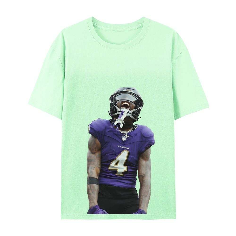 RAVENS ZayFlowers Vintage Style Unisex-Adult Cotton TEE
