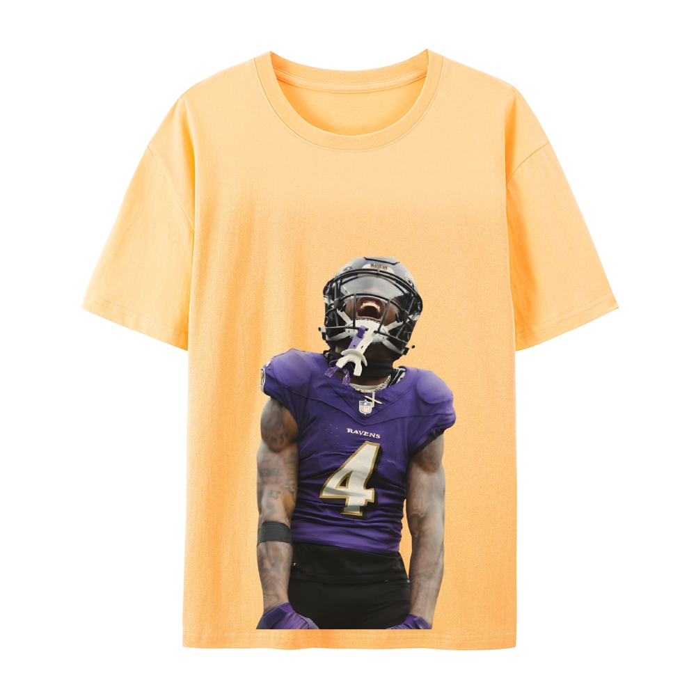 RAVENS ZayFlowers Vintage Style Unisex-Adult Cotton TEE