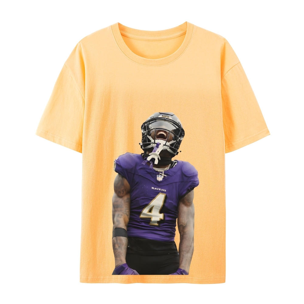 RAVENS ZayFlowers Vintage Style Unisex-Adult Cotton TEE