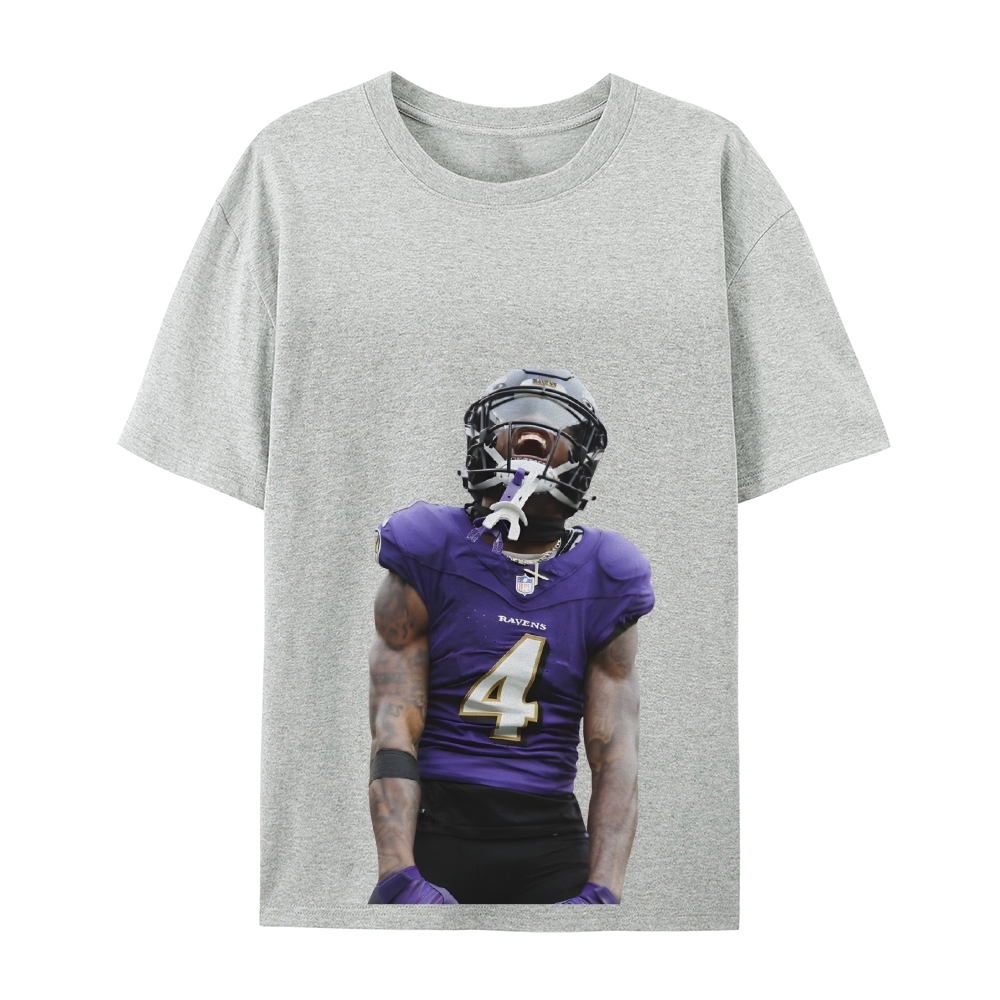 RAVENS ZayFlowers Vintage Style Unisex-Adult Cotton TEE