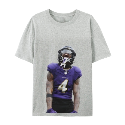RAVENS ZayFlowers Vintage Style Unisex-Adult Cotton TEE