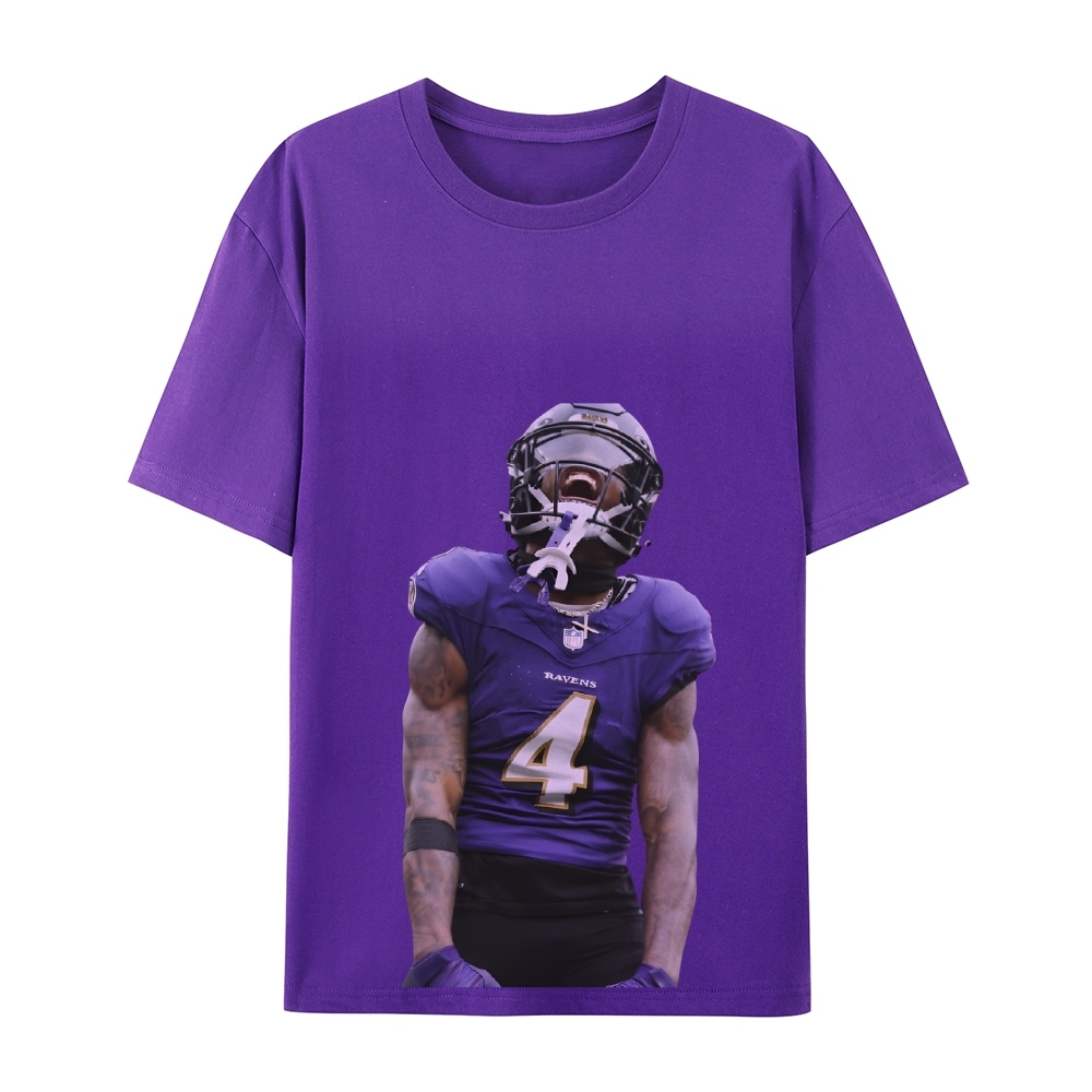 RAVENS ZayFlowers Vintage Style Unisex-Adult Cotton TEE
