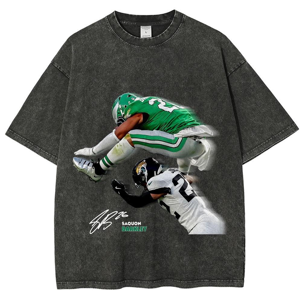 Unisex Fit Washed T-Shirt Philadelphia Eagles