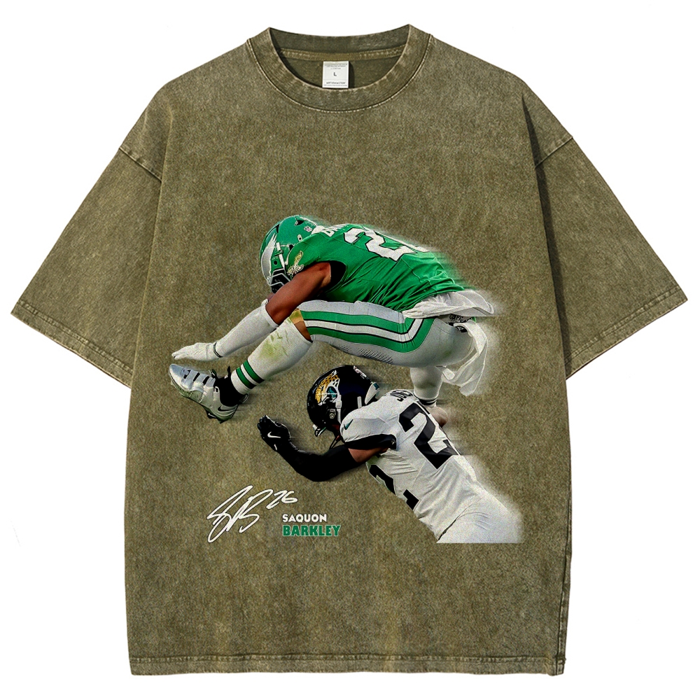 Unisex Fit Washed T-Shirt Philadelphia Eagles