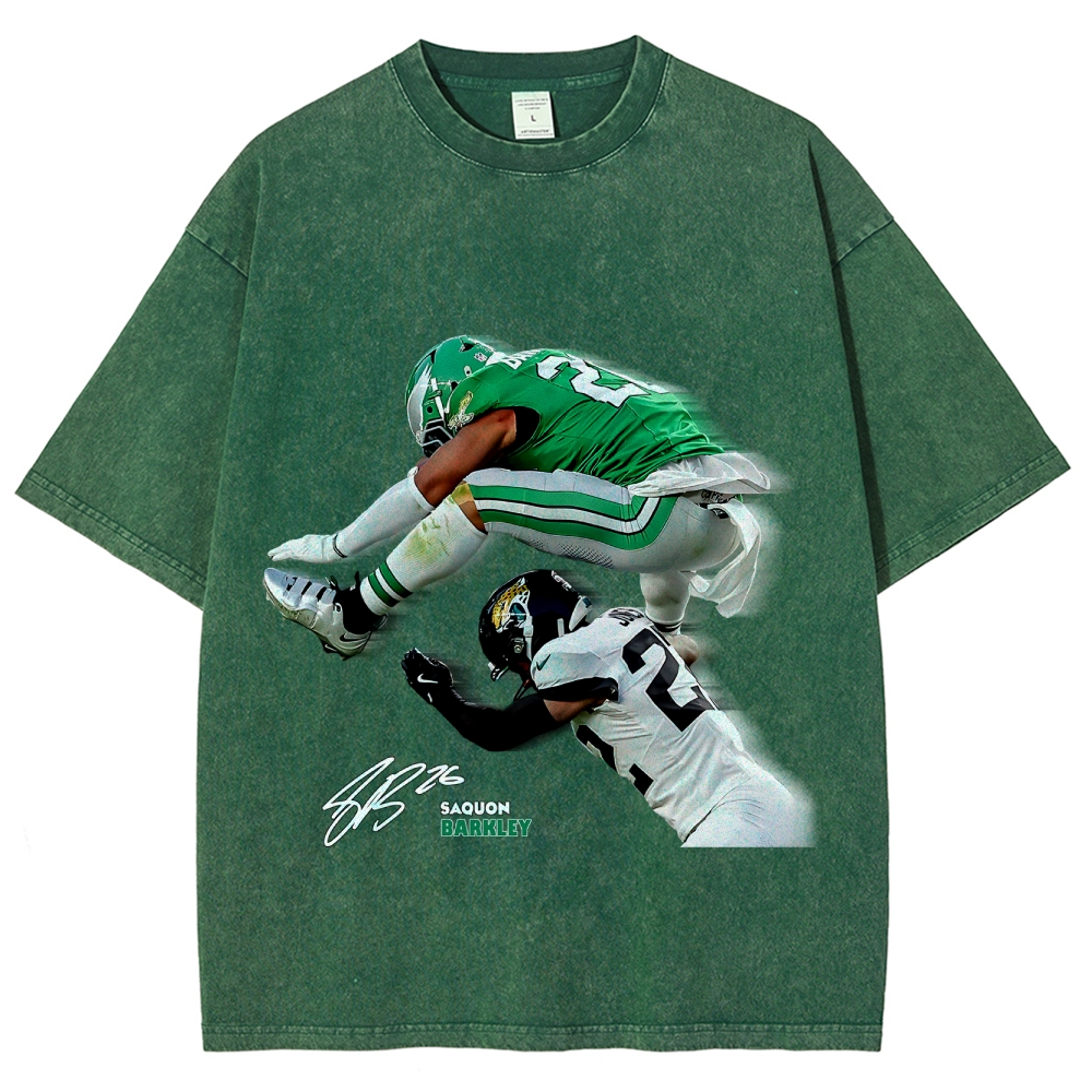 Unisex Fit Washed T-Shirt Philadelphia Eagles