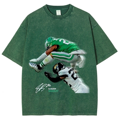 Unisex Fit Washed T-Shirt Philadelphia Eagles