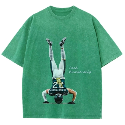 Unisex Fit Washed T-Shirt Reed Blankenship Philadelphia Eagles