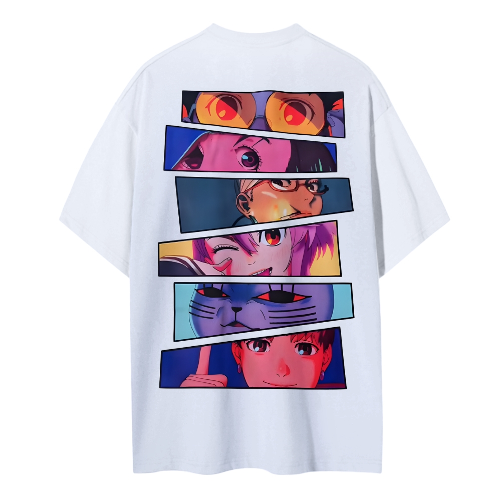 DANDADAN Cotton Unisex Round Neck Anime T-shirt