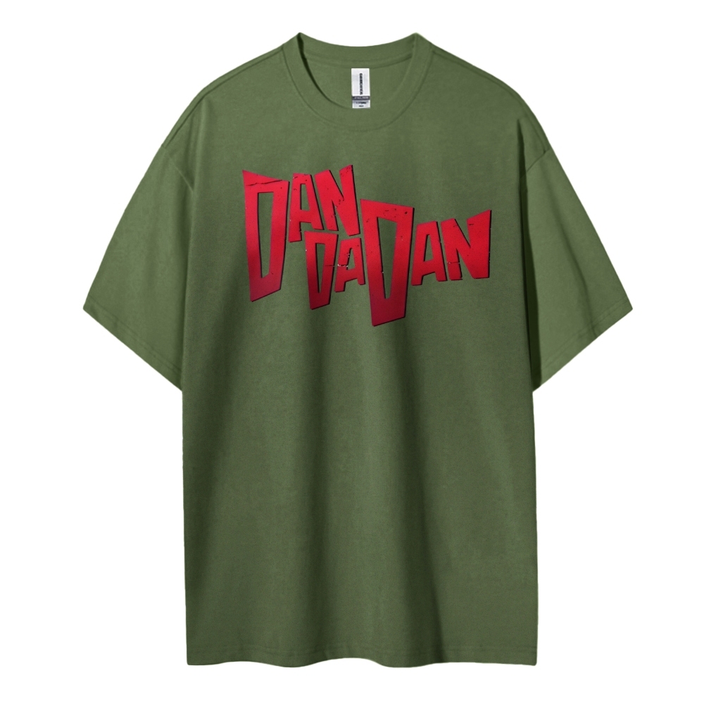 DANDADAN Cotton Unisex Round Neck Anime T-shirt