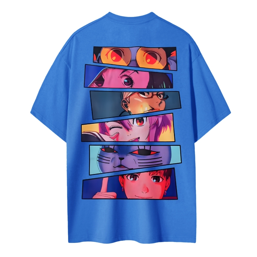 DANDADAN Cotton Unisex Round Neck Anime T-shirt
