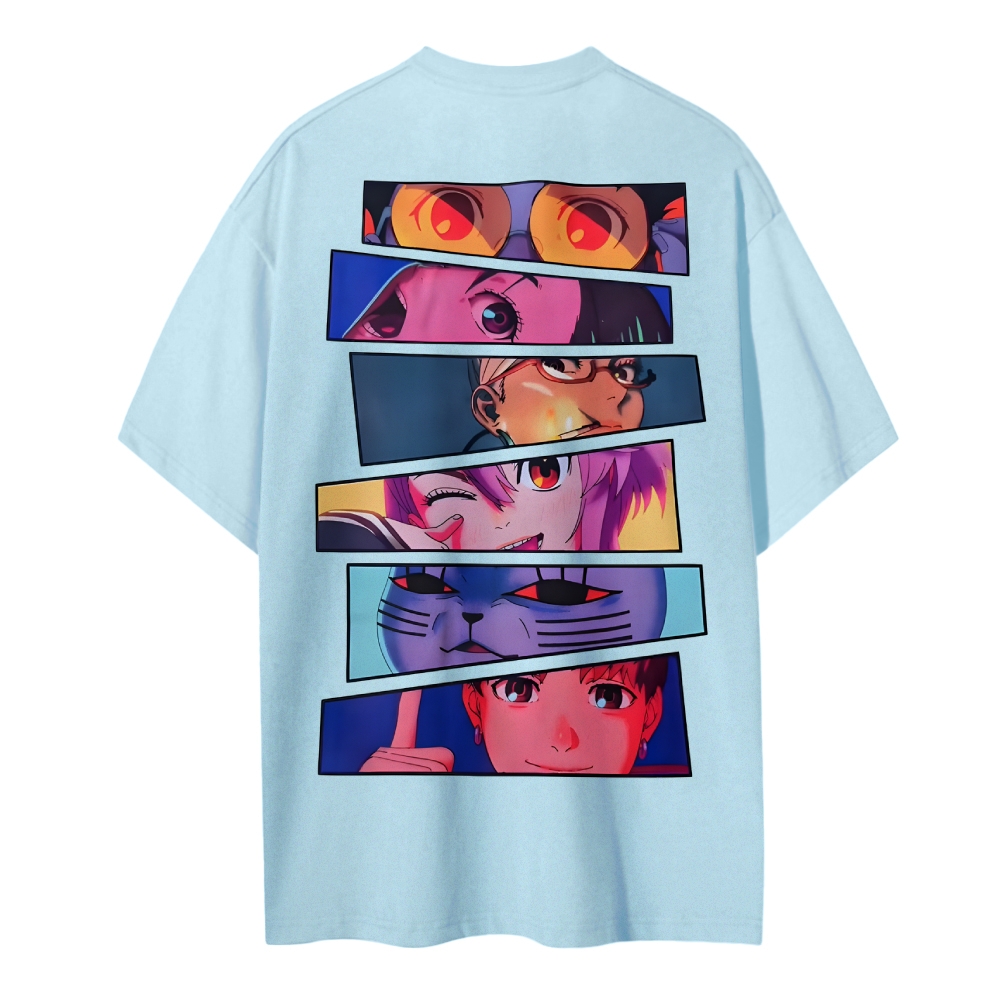 DANDADAN Cotton Unisex Round Neck Anime T-shirt