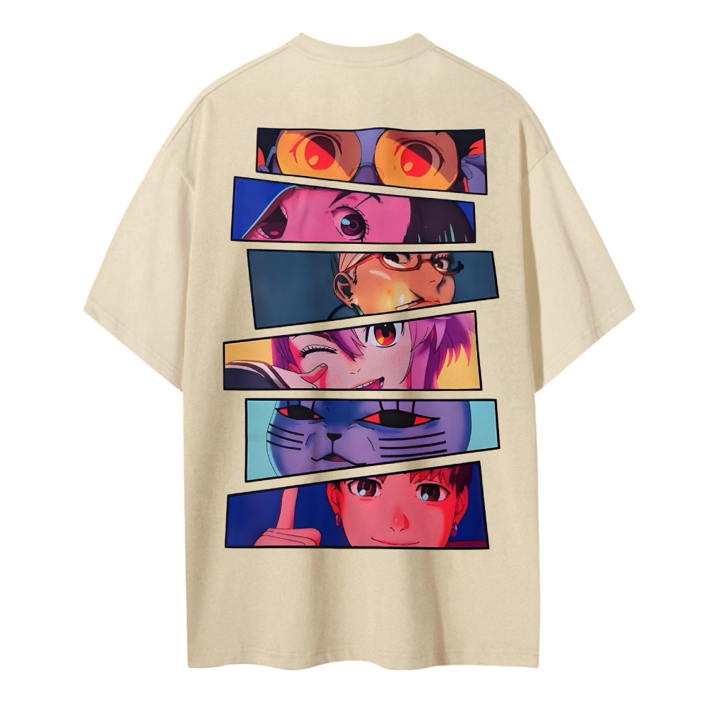 DANDADAN Cotton Unisex Round Neck Anime T-shirt