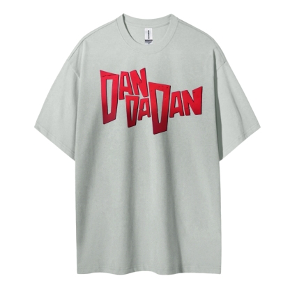 DANDADAN Cotton Unisex Round Neck Anime T-shirt