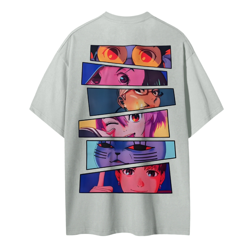 DANDADAN Cotton Unisex Round Neck Anime T-shirt