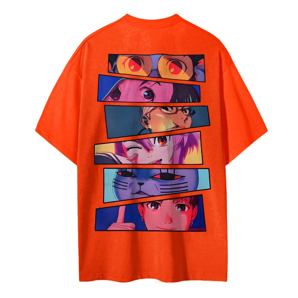 DANDADAN Cotton Unisex Round Neck Anime T-shirt