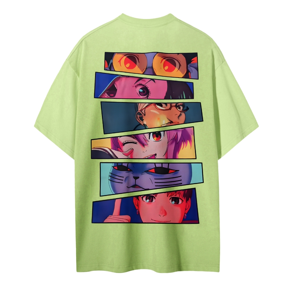 DANDADAN Cotton Unisex Round Neck Anime T-shirt