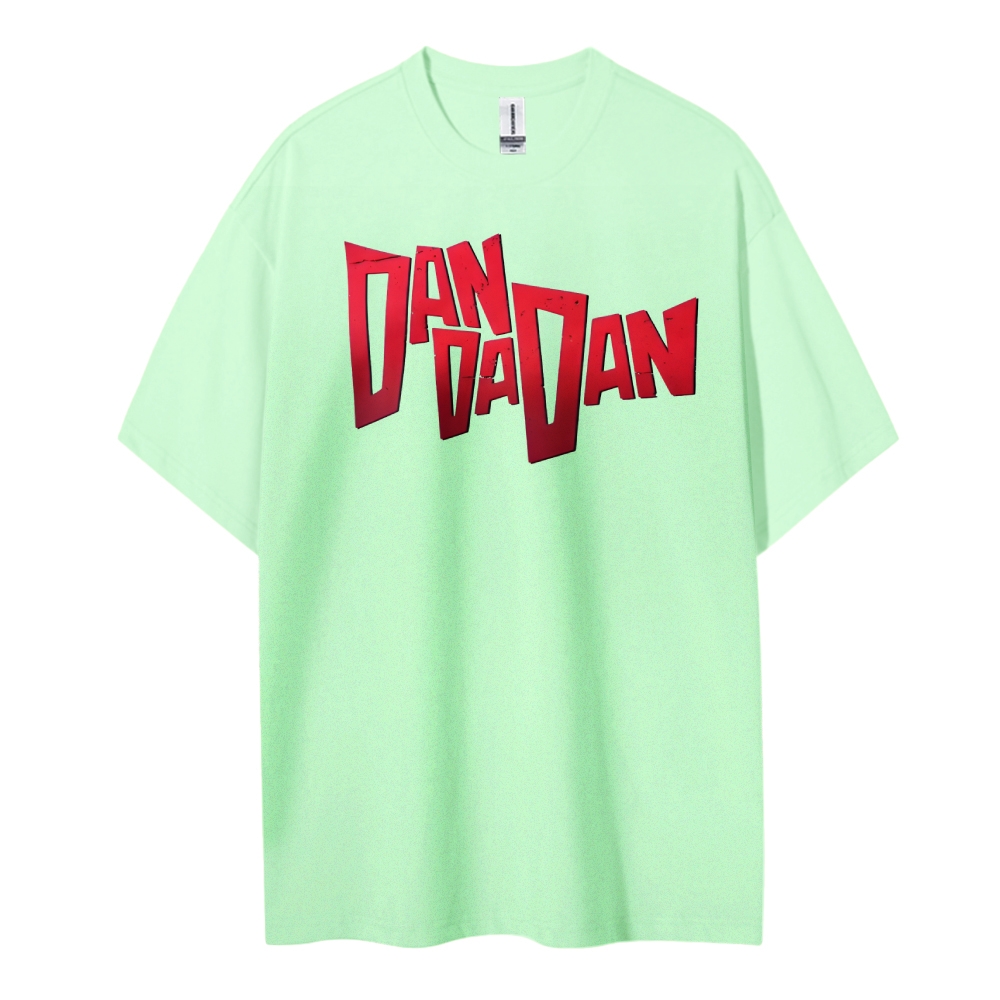 DANDADAN Cotton Unisex Round Neck Anime T-shirt