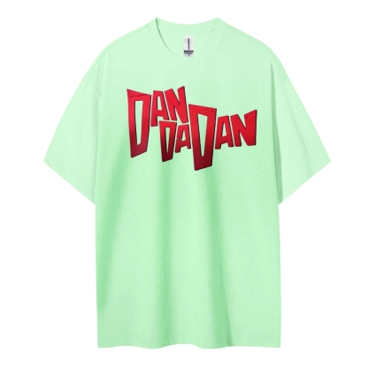 DANDADAN Cotton Unisex Round Neck Anime T-shirt