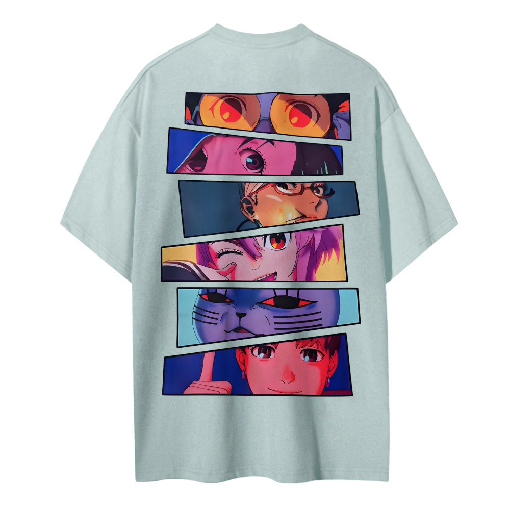 DANDADAN Cotton Unisex Round Neck Anime T-shirt