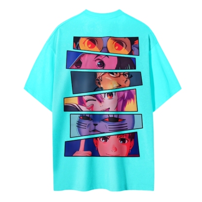 DANDADAN Cotton Unisex Round Neck Anime T-shirt