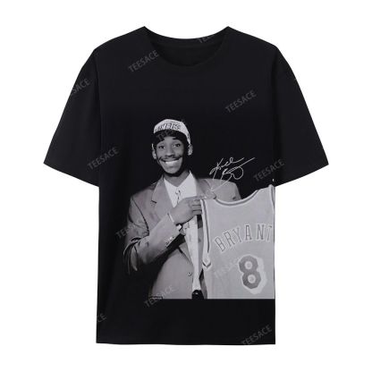 KOBE DRAFT Tee Unisex Casual Cotton Short Sleeve T-Shirt