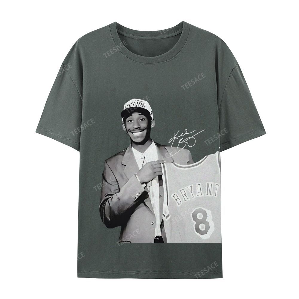 KOBE DRAFT Tee Unisex Casual Cotton Short Sleeve T-Shirt