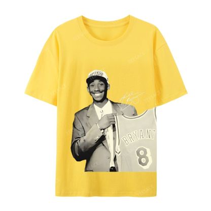 KOBE DRAFT Tee Unisex Casual Cotton Short Sleeve T-Shirt