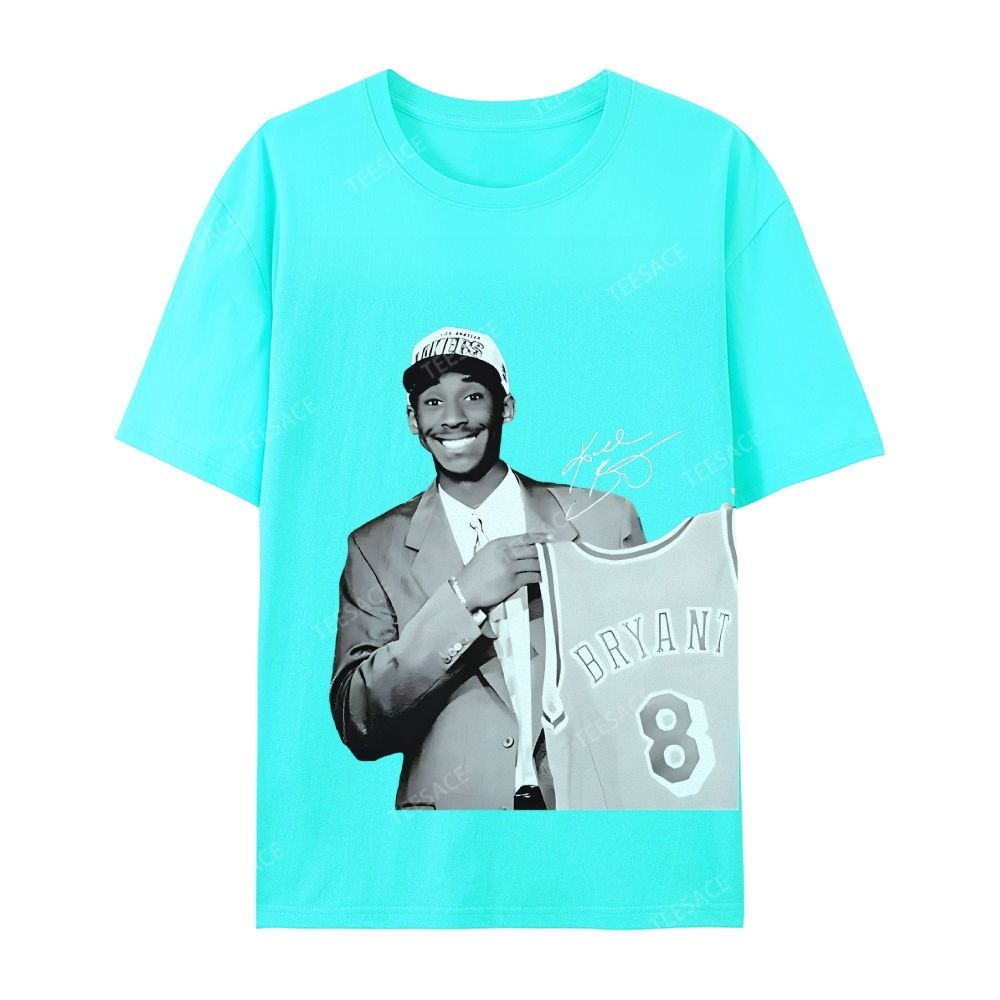 KOBE DRAFT Tee Unisex Casual Cotton Short Sleeve T-Shirt