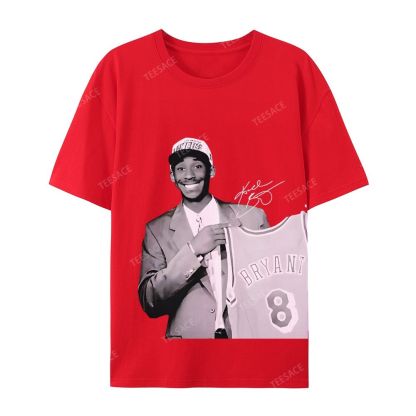 KOBE DRAFT Tee Unisex Casual Cotton Short Sleeve T-Shirt