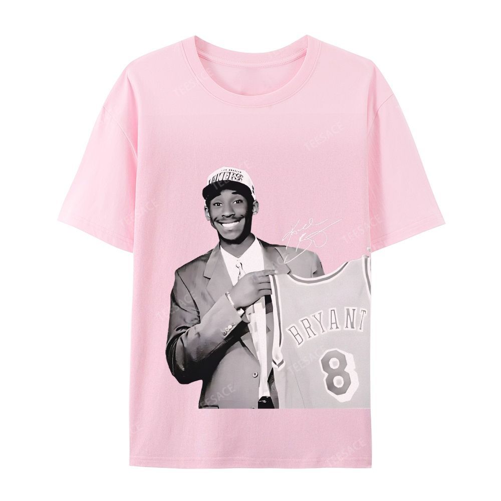 KOBE DRAFT Tee Unisex Casual Cotton Short Sleeve T-Shirt