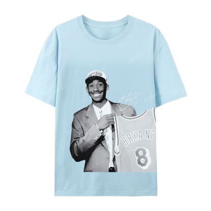 KOBE DRAFT Tee Unisex Casual Cotton Short Sleeve T-Shirt