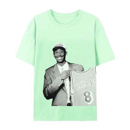 KOBE DRAFT Tee Unisex Casual Cotton Short Sleeve T-Shirt