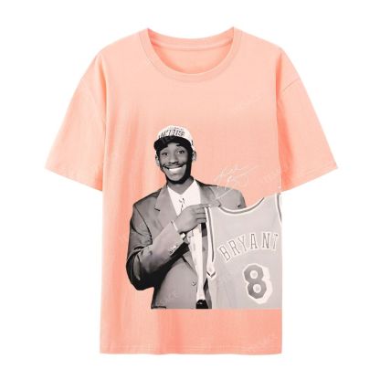 KOBE DRAFT Tee Unisex Casual Cotton Short Sleeve T-Shirt