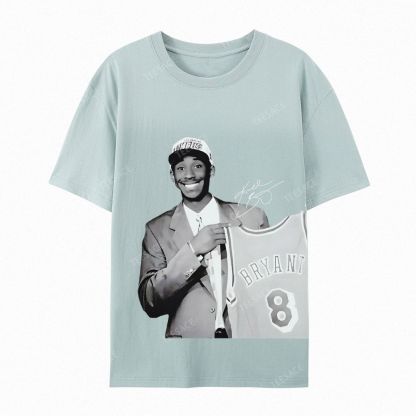 KOBE DRAFT Tee Unisex Casual Cotton Short Sleeve T-Shirt