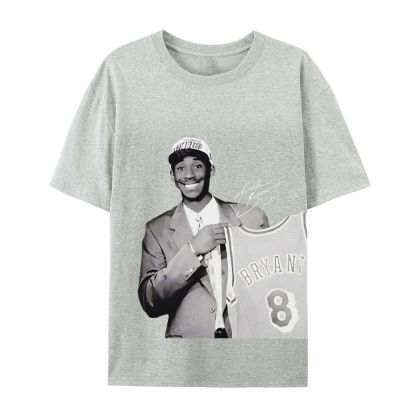 KOBE DRAFT Tee Unisex Casual Cotton Short Sleeve T-Shirt