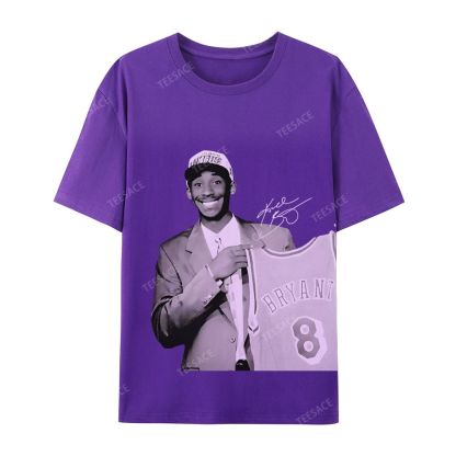 KOBE DRAFT Tee Unisex Casual Cotton Short Sleeve T-Shirt