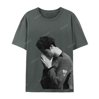 Unisex-Adult Ultra Cotton Washed T-Shirt Graphic  RONALDO CALMA V3 TEE