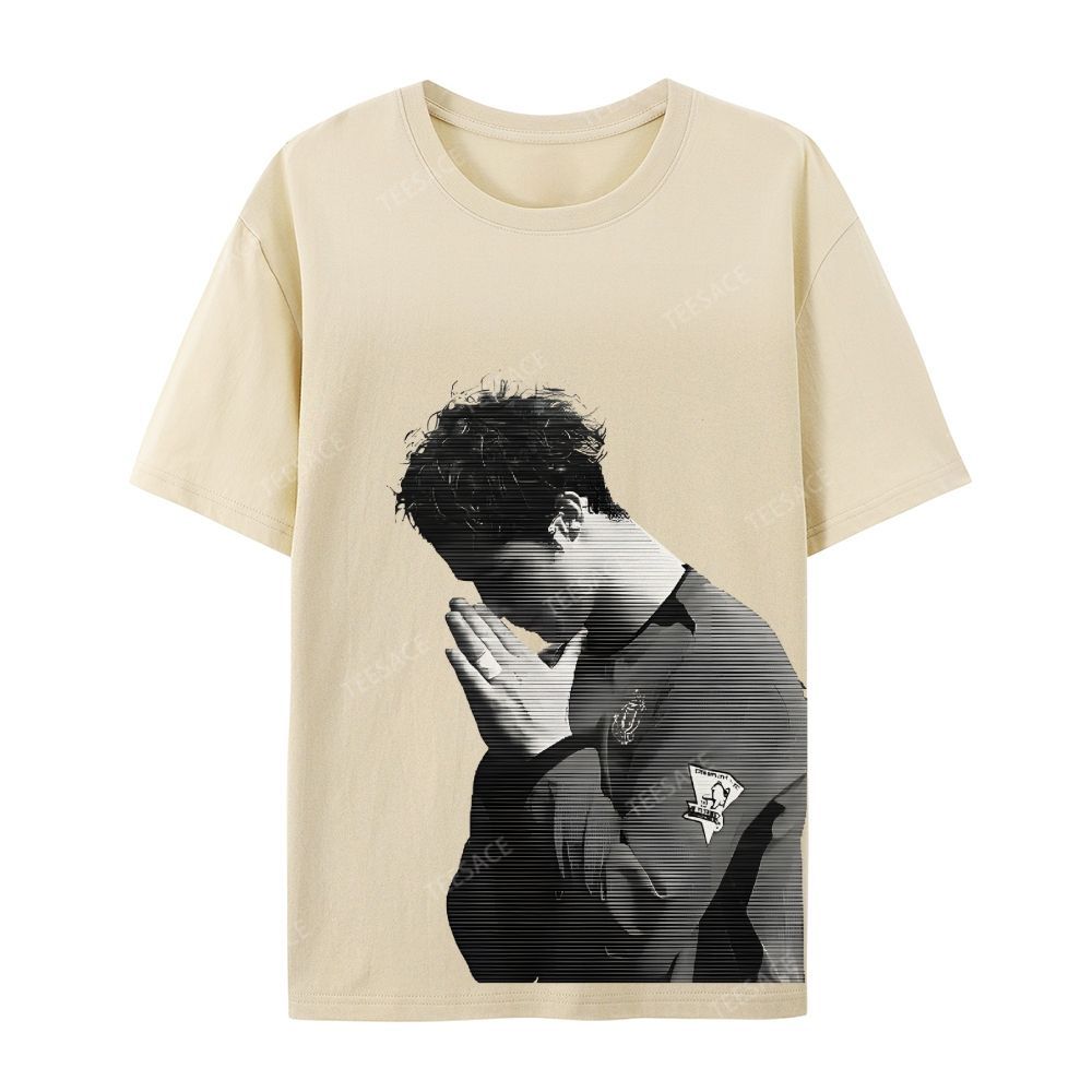 Unisex-Adult Ultra Cotton Washed T-Shirt Graphic  RONALDO CALMA V3 TEE