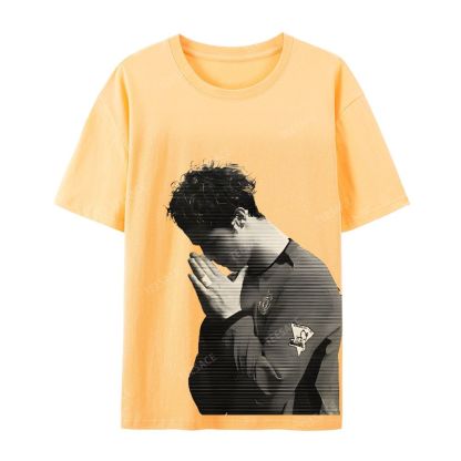 Unisex-Adult Ultra Cotton Washed T-Shirt Graphic  RONALDO CALMA V3 TEE