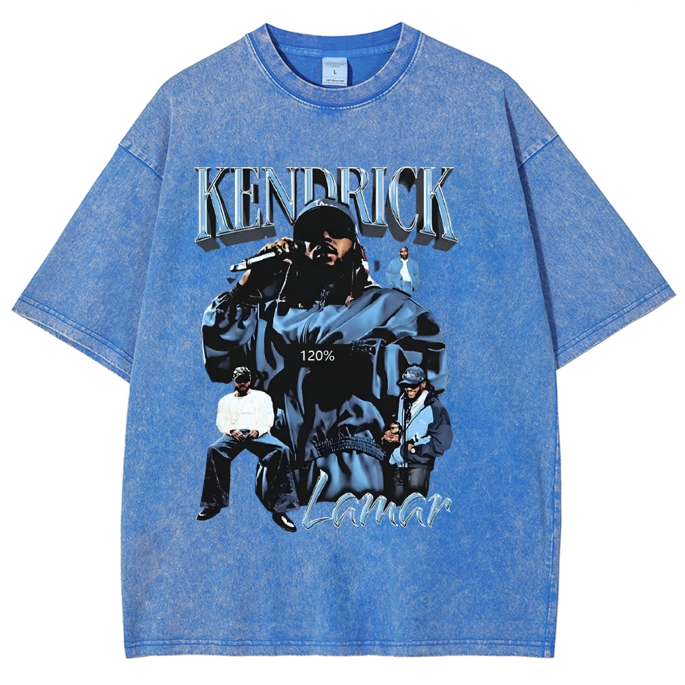 Unisex-Adult Ultra Cotton Washed T-Shirt Graphic  KENDRICK LAMAR - IT’S JUST BIG ME V2