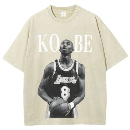 Vintage Style Unisex-Adult Cotton VINTAGE TEE | KOBE 10.20