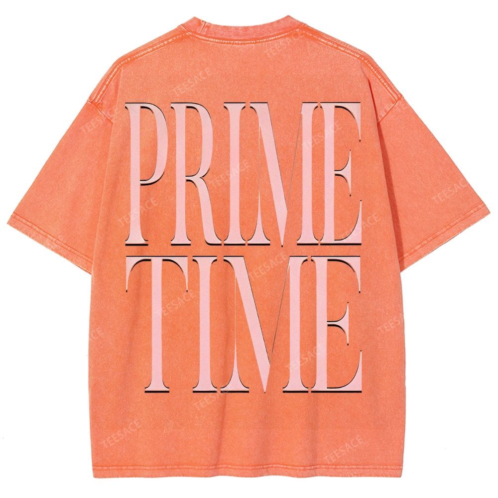 DEION SANDERS Vintage Tee Unisex-Adult Oversized Washed Cotton T-Shirt