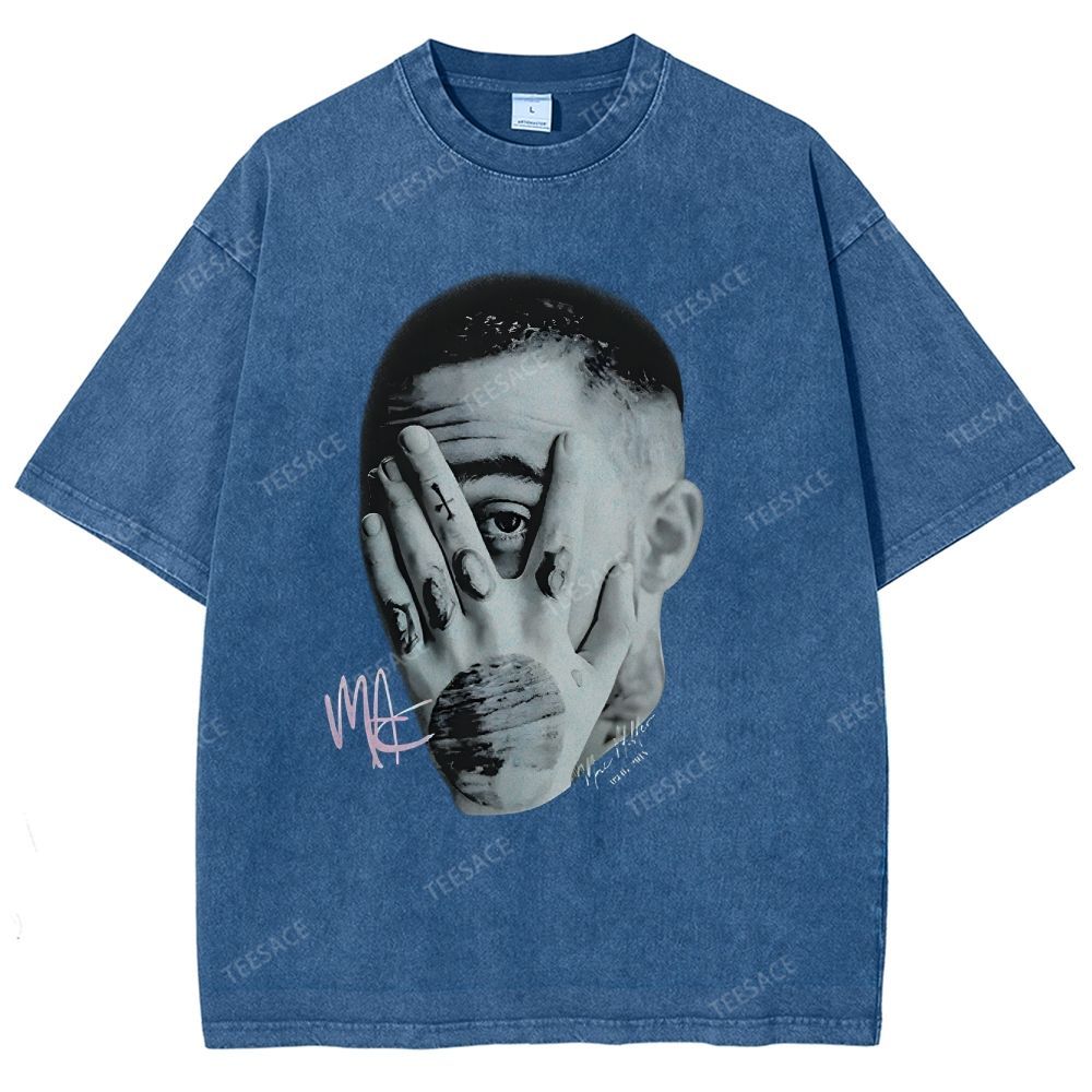 Unisex-Adult Ultra Cotton Washed T-Shirt Graphic MAC MILLER TEE