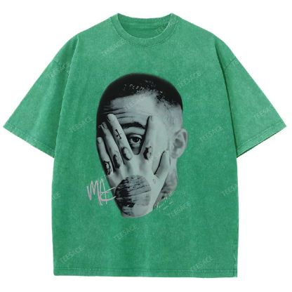 Unisex-Adult Ultra Cotton Washed T-Shirt Graphic MAC MILLER TEE