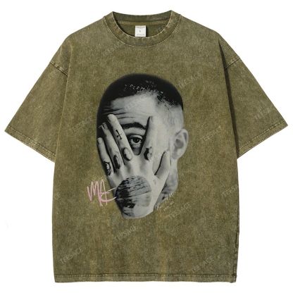 Unisex-Adult Ultra Cotton Washed T-Shirt Graphic MAC MILLER TEE
