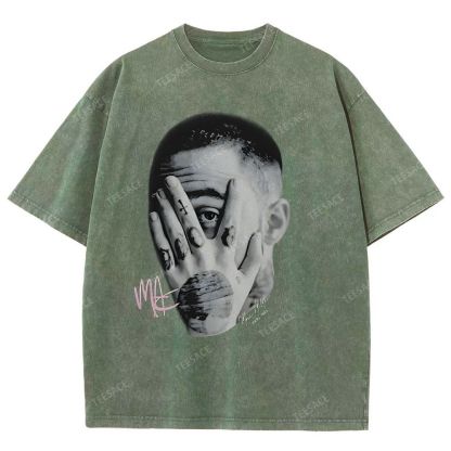Unisex-Adult Ultra Cotton Washed T-Shirt Graphic MAC MILLER TEE