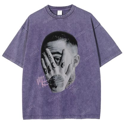 Unisex-Adult Ultra Cotton Washed T-Shirt Graphic MAC MILLER TEE