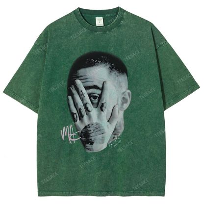 Unisex-Adult Ultra Cotton Washed T-Shirt Graphic MAC MILLER TEE