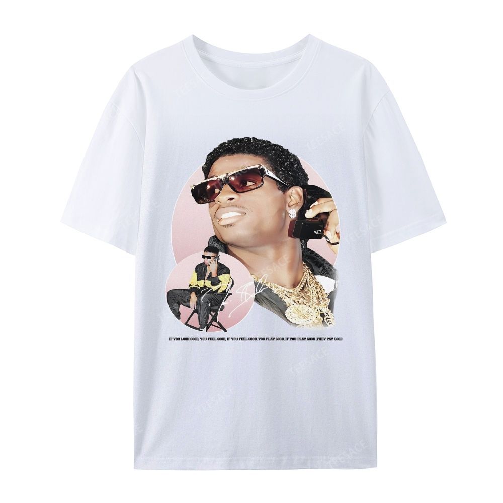 DEION SANDERS Vintage Tee Unisex-Adult Oversized Cotton T-Shirt